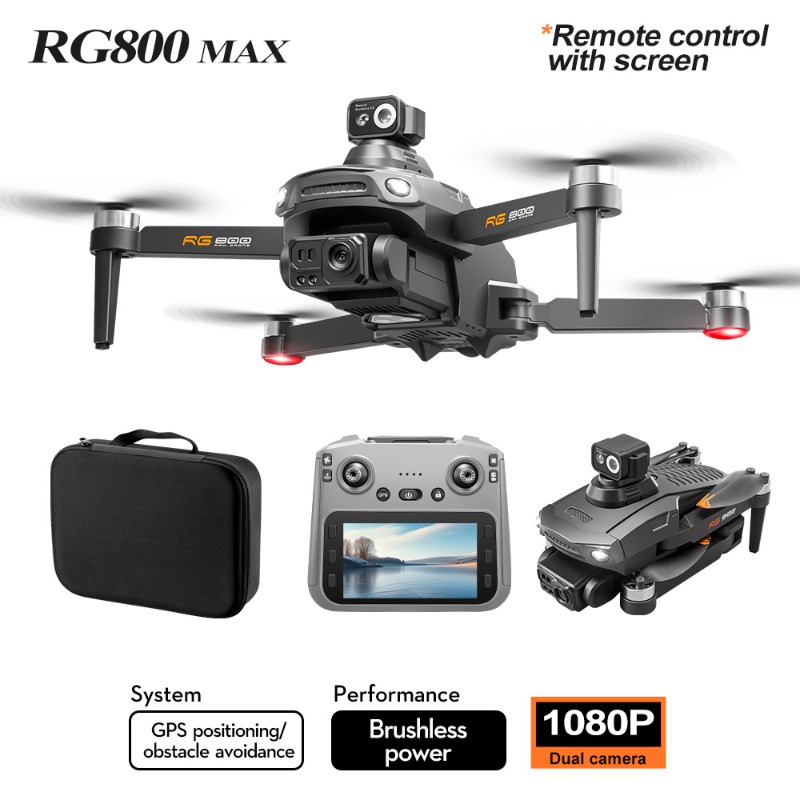 NEW RG800 MAX Drone 1080P HD C - đánh giá và giá Drone Gimbal 2 Axis