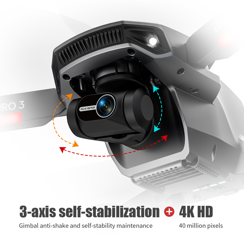 L106 Pro 3 Drone 5G WIFI FPV F - đánh giá và giá Drone Gimbal 2 Axis
