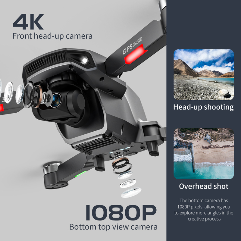L106 Pro 3 Drone 5G WIFI FPV F - đánh giá và giá Drone Gimbal 2 Axis