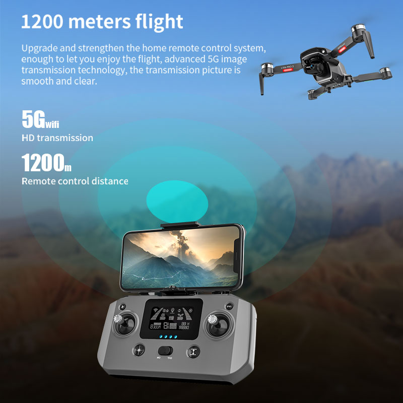 L106 Pro 3 Drone 5G WIFI FPV F - đánh giá và giá Drone Gimbal 2 Axis