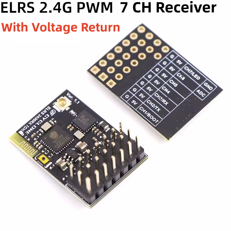 ELRS 2.4G PWM 7CH 6CH CRSF Rec - đánh giá và giá Drone Gimbal Controller