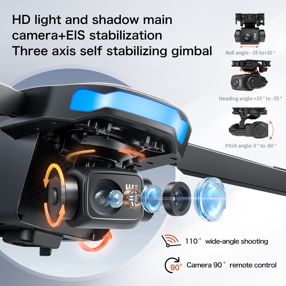 New S-X1 MAX Drone GPS 8K Prof - đánh giá và giá Drone Gimbal Case
